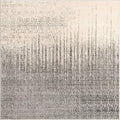 Unique Loom Del Mar Collection Area Rug - Jennifer (6' 1" Square, Gray/ Black)