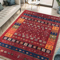 Keen Home Design 4x6 Rug - Machine Washable Area Rug with Non-Slip Backing, Ideal for Living Room, Dining Room, Bedroom - Vintage, Easy Clean, Durable, Low Pile Rug - (4' x 6')
