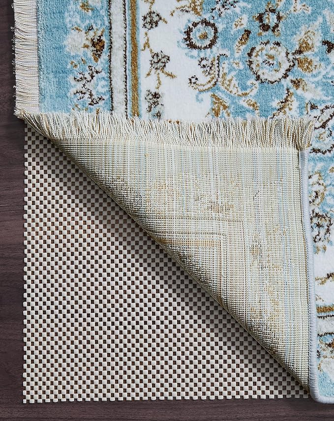 Veken 7x10 Ft Rug Pad Gripper for Hardwood Floors, Non Slip Rug Pads for Area Rugs, Thick Rug Grippers for Tile Floors, Under Carpet Anti Skid Mat, Keep Your Rugs Safe and in Place
