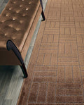 25 ft Extra Long Brown Hallway Kitchen Runner Rug Non-Slip Washable, 26" X 25' Carpet Runner Rugs-Rubber Backed, Custom Size Floor Mat for Stairs Bedroom Bathroom Entryway, Your Choice of Length