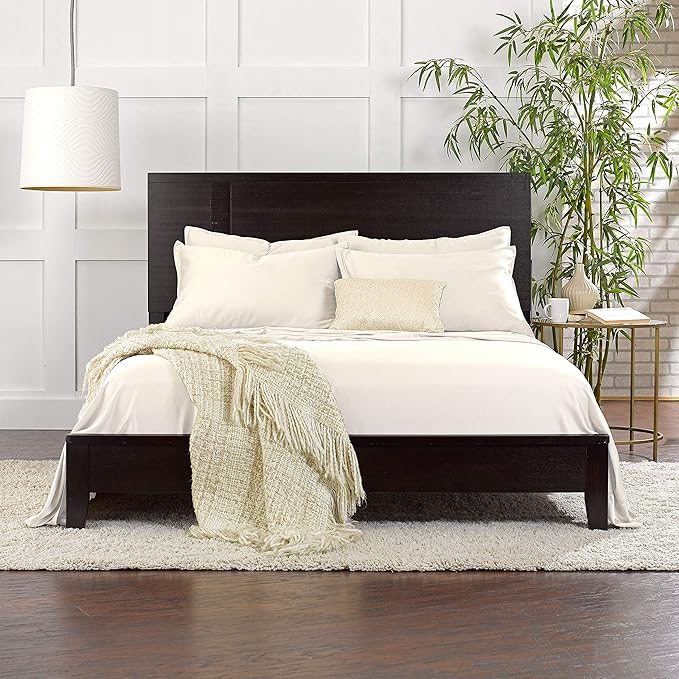 Pure Bamboo Twin XL Sheets, Genuine 100% Organic Viscose Derived from Bamboo Bed Sheet Set, Luxuriously Soft & Cooling, Double Stitching, 2 Year Quality Promise (Twin XL, Ivory)