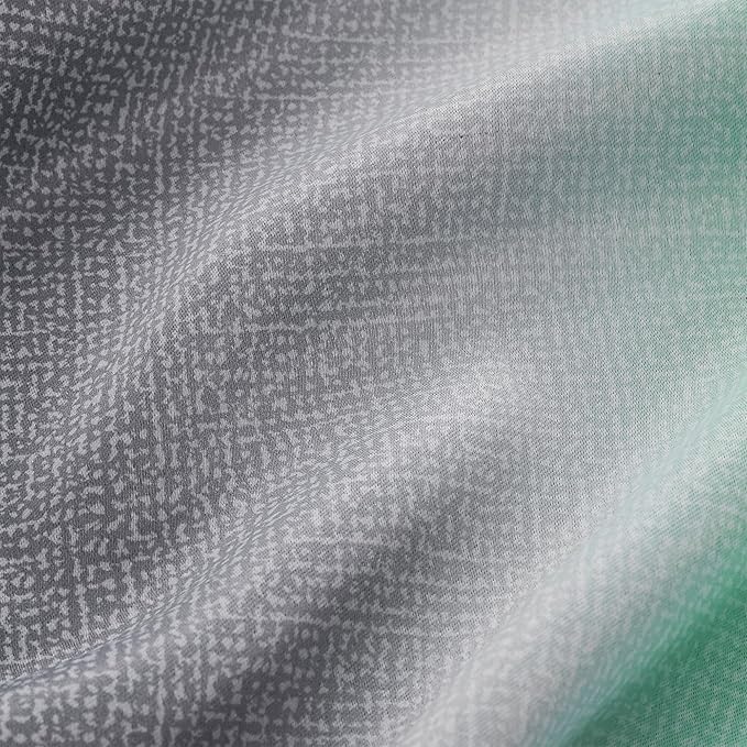 XiDi Curtains for Bedroom Decor, Rainbow Green LightgreyGrey34/90/1