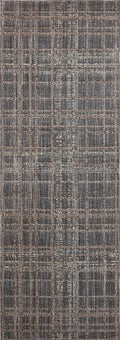 Loloi Angela Rose Ember Collection EMB-01 Midnight/Dove 2'-7" x 10'-0" Runner Rug