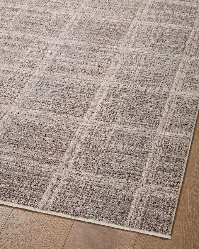 Loloi Angela Rose Ember Collection EMB-10 Fog/Dove 2'-7" x 7'-6" Runner Rug