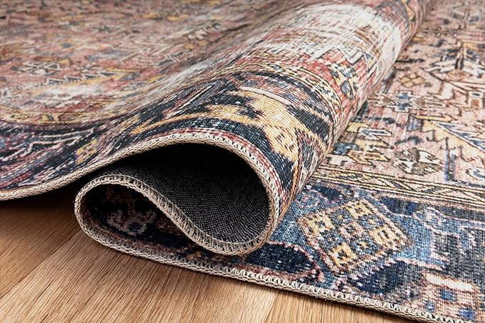 Loloi Chris Loves Julia Jules Collection JUL-02 Terracotta/Multi 8'-6'' x 11'-6'', .13" Pile Height, Area Rug