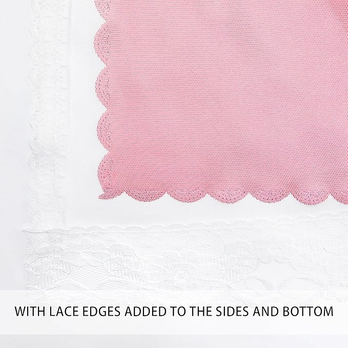 XiDi Pink Curtains for Bedroom Decor, Baby Pink Kids Blackout Curtains for Girls Room, Princess Unicorn Wall Decor Set of 1 Panel, 34x63 Inches