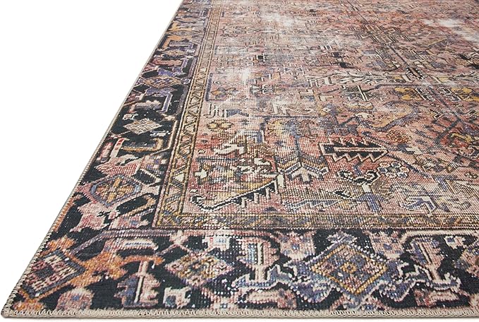 Loloi Chris Loves Julia Jules Collection JUL-02 Terracotta/Multi 2'-3'' x 3'-9'', .13" Pile Height, Accent Rug
