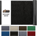 GORILLA GRIP Waterproof Traffic Guard Door Mat, 59x24, Heavy Duty Entryway Mats, Strong Rubber Back Commercial Utility Rugs for Office Hallway, Garage Floor and Home, Low Profile Carpet Runner, Black