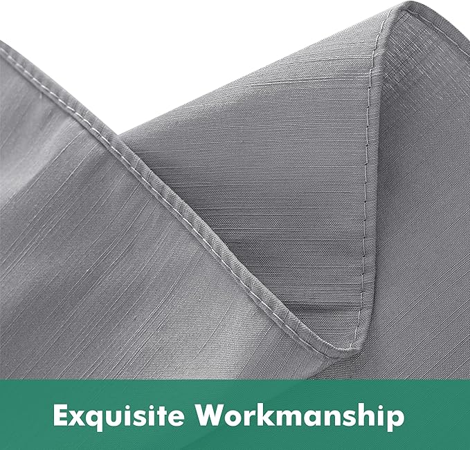 Biscaynebay Wrap Around Bed Skirts with Split Corners for Full Beds 14" Drop, Silver Grey Elastic Dust Ruffles Adjustable Easy Fit Wrinkle & Fade Resistant Silky Luxurious Fabric Machine Washable