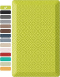 Ophanie Kitchen mats for Floor, 3/4 inch Thick, Kitchen Rugs, 20''x39'' Anti Fatigue Standing Cushioned Mat, Waterproof,Comfort Ergonomic mat for Office, Home, Sink, Green Non-Slip Bottom