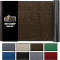 GORILLA GRIP Waterproof Traffic Guard Door Mat, 60x36, Heavy Duty Entryway Mats, Strong Rubber Back Commercial Utility Rugs for Office Hallway, Garage Floor and Home, Low Profile Carpet Runner, Brown