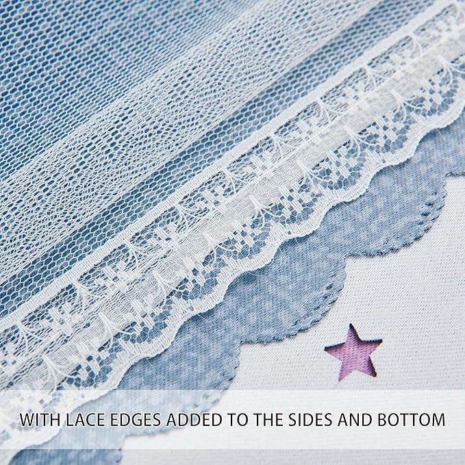 XiDi Purple, Grey, Unicorn Green Curtains - 84" L x 34" W, 1 Panel for Girls & Kids Room Decor