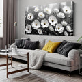 Prepeyssee Black and White Botanical Wall Art floral wall decor for Bedroom Living Room Office Modern Artwork Canvas Prints 29x59 Inch