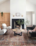 Loloi Chris Loves Julia Jules Collection JUL-01 Merlot/Multi 2'-3'' x 3'-9'', .13" Pile Height, Accent Rug