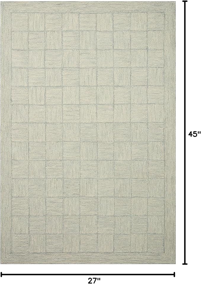 Loloi Chris Loves Julia Francis Collection FRA-03 Silver/Sky 2'-3" x 3'-9" Accent Rug