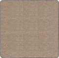 House, Home and More Skid-Resistant Carpet Indoor Area Rug Floor Mat - Black Ripple - 8 Ft X 8 Ft - Non Slip Rubber Backing, Stain Resistant, Dog Friendly, Living Room Bedroom Kitchen Entryway