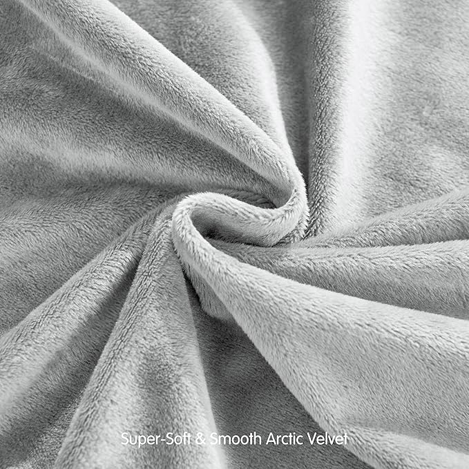 SyMax 7.8"x60" Body Pillow for Queen Bed, Bolster w/Removable Polyester Cover, Headboard Gap Filler Pillow, Light Grey