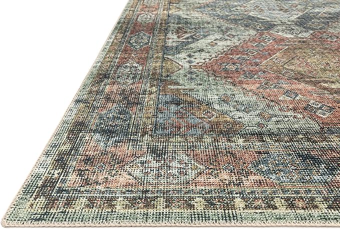 Loloi Skye Collection SKY-06 Apricot/Mist 6'-0" x 9'-0" Area Rug