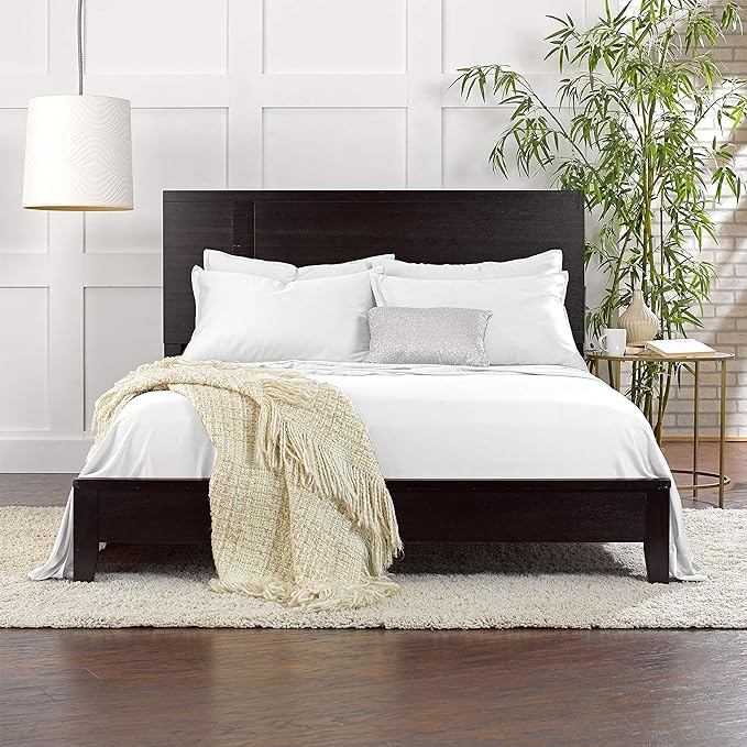 Pure Bamboo California King Sheets, Genuine 100% Organic Viscose Derived from Bamboo Bed Sheet Set, Soft & Cooling, Double Stitching, 2 Year Quality Promise (California King, White)