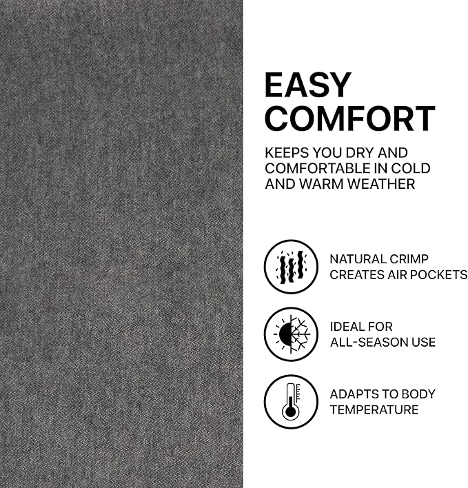 | Wool Blanket/Throw | 100% New Zealand Wool | Perfect for Home and Outdoors | Virgin Wool Throw with Fringes 75"x87" (190 x 220 cm)
