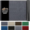 GORILLA GRIP Waterproof Traffic Guard Door Mat, 47x35, Heavy Duty Entryway Mats, Strong Rubber Back Commercial Utility Rugs for Office Hallway, Garage Floor and Home, Low Profile Carpet, Charcoal Gray