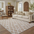 Beige 5x7 Area Rug Moroccan Shag Living Room Washable Carpet Soft Non Shedding Neutral Boho Plush Pile Modern Large Throw Rug for Kitchen Dining Room Bedroom Office