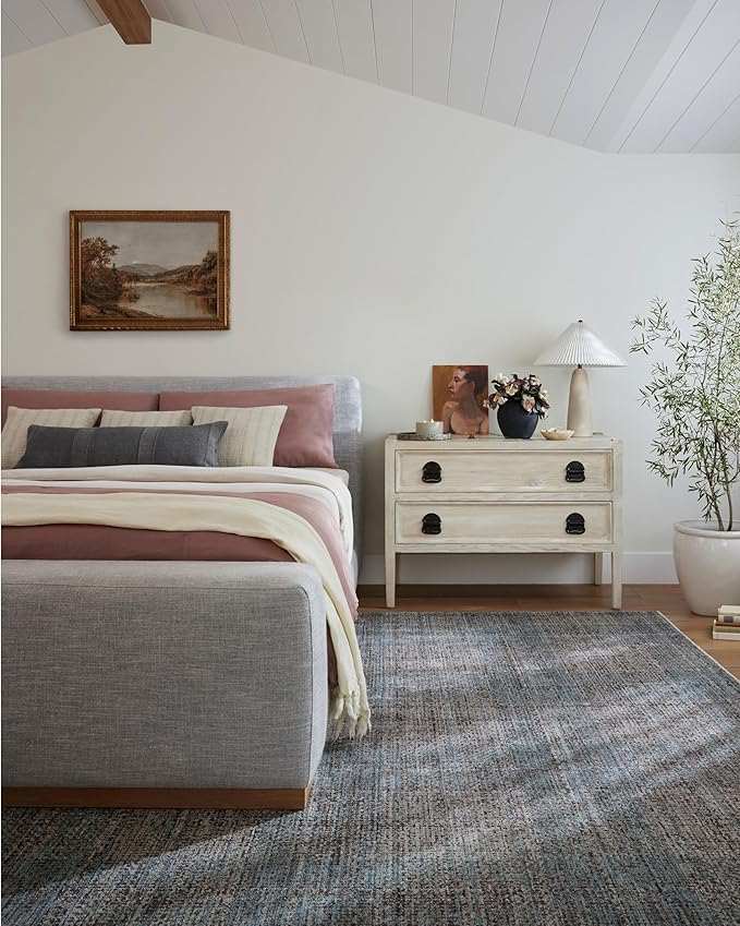 Loloi Angela Rose Ember Collection EMB-09 Denim/Charcoal 11'-6" x 15'-7" Area Rug