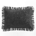 Beatrice Home Fashions Medallion Chenille Bedspread, Standard Sham, Charcoal