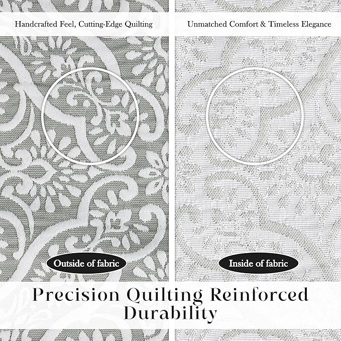 Superior 3 Piece Bedspread Set, Home Bed Decor, Decorative Bed Spread, 2 Pillow Shams, Medium Weight Blanket, Floral Matelasse Coverlet, Bedding Essentials, Enzy Collection, Full, Sage