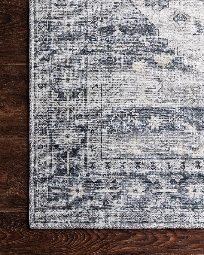 Loloi II Skye Collection SKY-02 Silver/Grey 2'-6" x 7'-6" Runner Rug