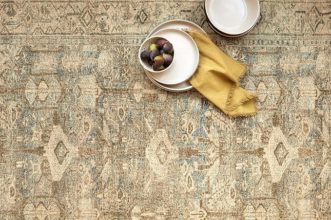 Loloi Margot Collection MAT-04 Antique/Sage 2'-6" x 9'-6" Runner Rug feat. CloudPile, No-Shed Easy Clean Large Patterned Area Rug for Living Room, Bedroom, Dining Area