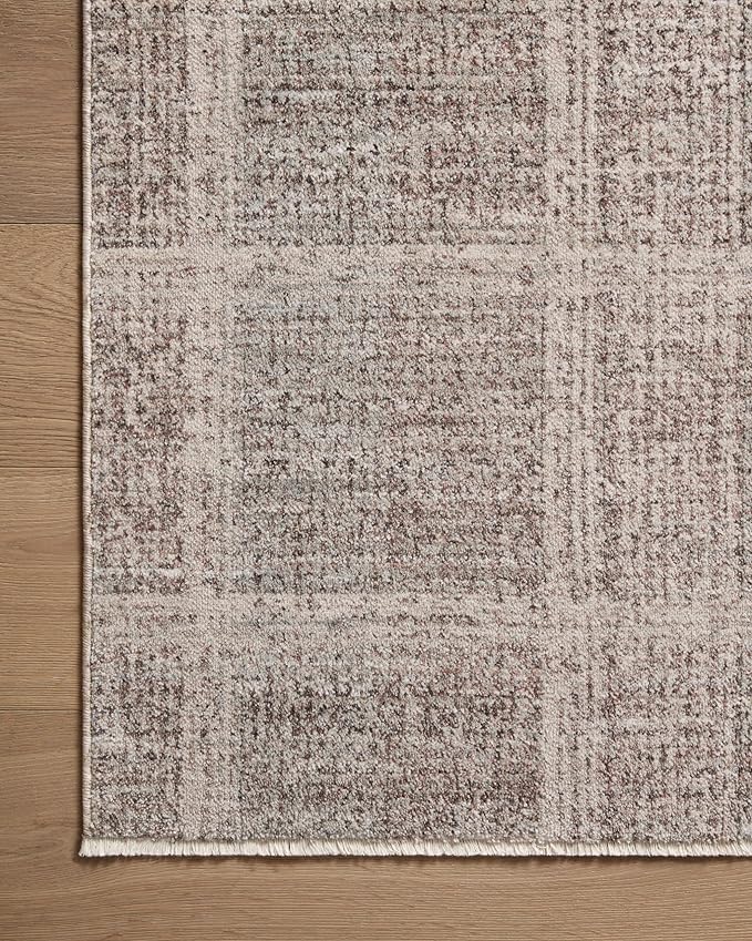 Loloi Angela Rose Ember Collection EMB-10 Fog/Dove 2'-7" x 7'-6" Runner Rug