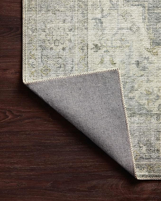 Loloi II Skye Collection SKY-12 Charcoal/Dove 3'-6" x 5'-6" Accent Rug