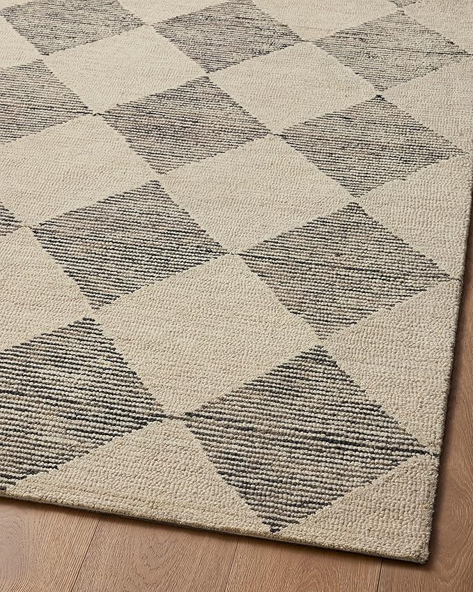 Loloi Chris Loves Julia Francis Collection FRA-01 Beige/Charcoal 8'-6" x 12' Area Rug