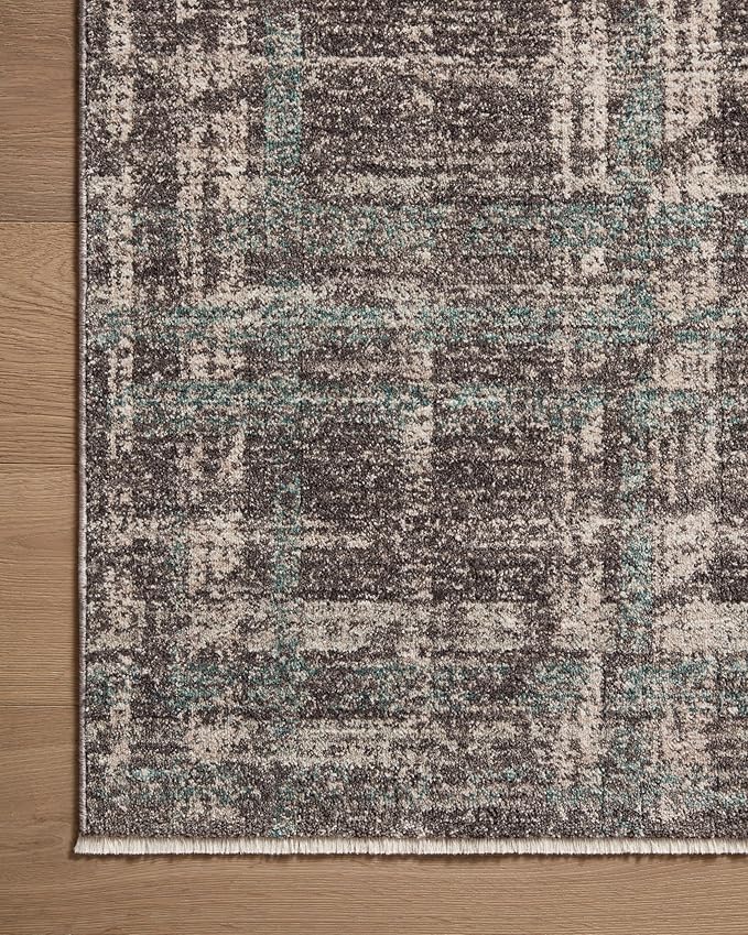 Loloi Angela Rose Ember Collection EMB-08 Espresso/Multi 18" x 18" Sample Rug