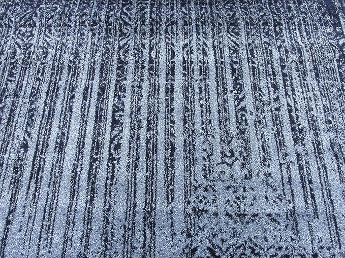 Unique Loom Del Mar Collection Area Rug - Jennifer (6' 1" Round, Blue/ Navy Blue)