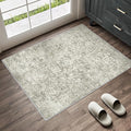 2x3 Entryway Area Rug Vintage Neutral Washable Small Carpet Indoor Non Slip Taupe Kitchen Entrance Mat Low Pile Retro Accent Distressed Throw Rug for Bathroom Bedroom Dining Living Room