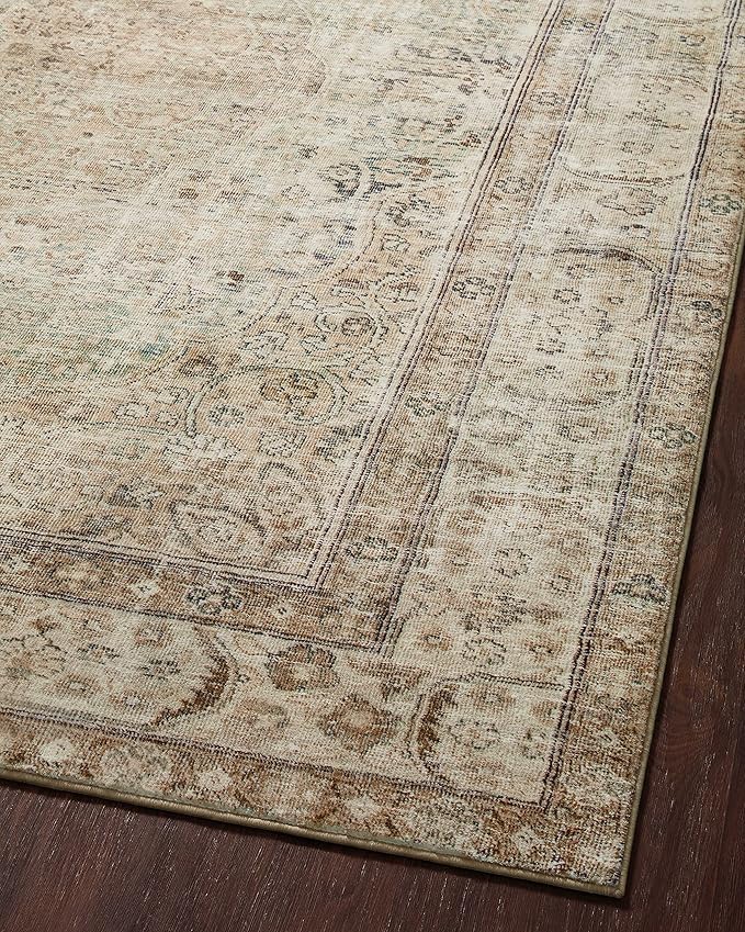 Loloi Margot Collection MAT-01 Antique/Sage 7'-6" x 9'-6" Area Rug feat. CloudPile, No-Shed Easy Clean Large Patterned Area Rug for Living Room, Bedroom, Dining Area