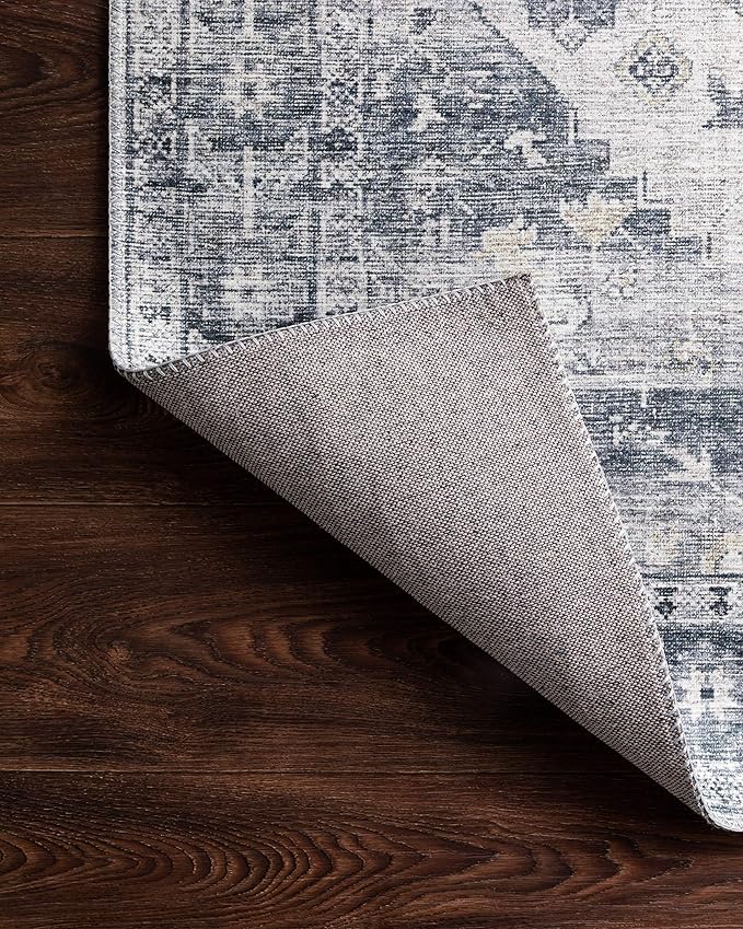 Loloi II Skye Collection SKY-02 Silver/Grey 2'-6" x 7'-6" Runner Rug