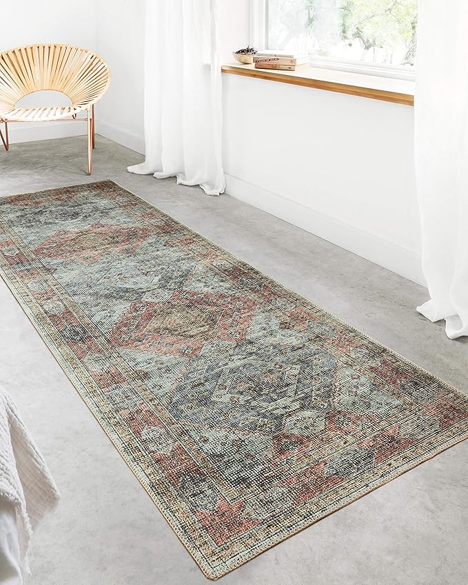 Loloi Skye Collection SKY-06 Apricot/Mist 2'-0" x 5'-0" Accent Rug