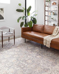 Loloi Skye Collection SKY-01 Grey/Apricot 7'-6" x 9'-6" Area Rug