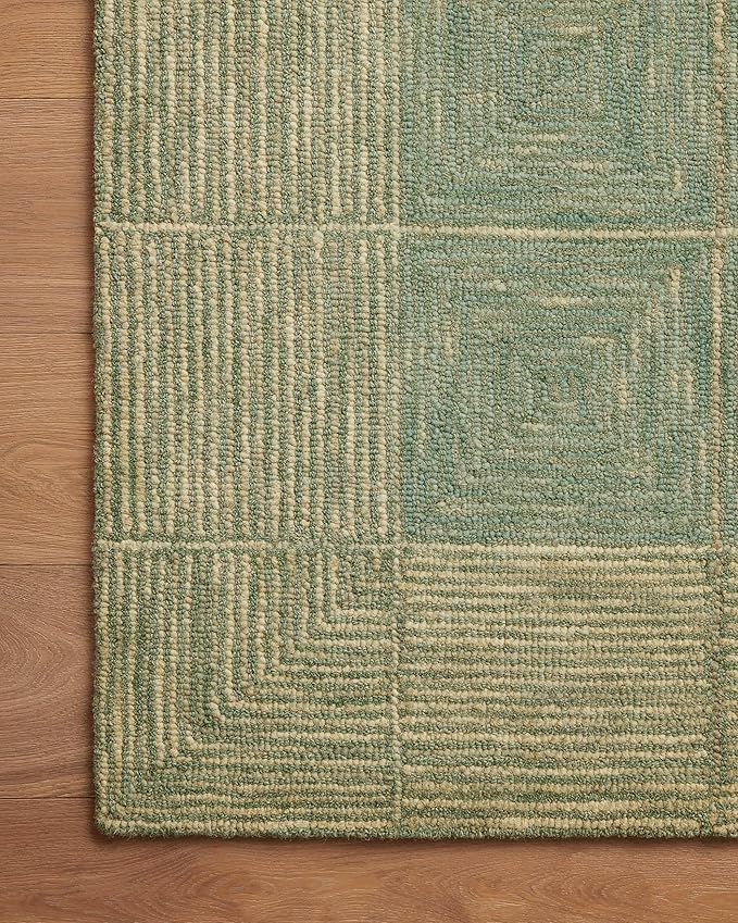 Loloi Chris Loves Julia Francis Collection FRA-02 Green/Natural 2'-3" x 3'-9" Accent Rug