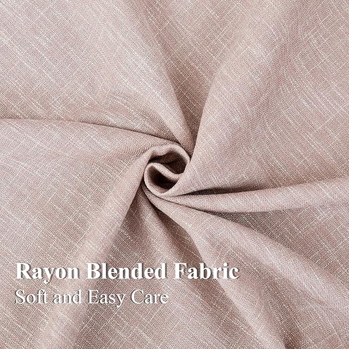 Vision Home Pink Full Blackout Curtains 84 inch for Girls Bedroom Nursery Room Darkening Window Treatment Set Thermal Insulated Rod Pocket Back Tab Soundproof Pink Drapes for Living Room 50" Wx84 Lx2