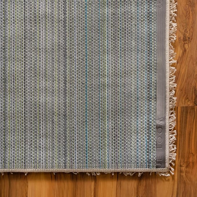 Unique Loom Solid Shag Collection Area Rug (5' 3" x 8' Rectangle, Taupe)