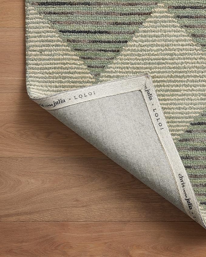 Loloi Chris Loves Julia Francis Collection FRA-01 Spa/Granite 3'-6" x 5'-6" Accent Rug