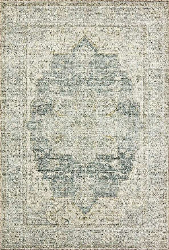 Loloi II Skye Collection SKY-12 Charcoal/Dove 5'-0" x 7'-6" Area Rug