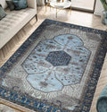 Keen Home Design 3x5 Rug - Machine Washable Entry Rug with Non-Slip Backing, Ideal for Enteryway, Kitchen, Bathroom, Laundry Room - Vintage, Easy Clean, Durable, Low Pile Rug - (3' x 5')