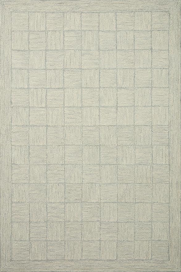 Loloi Chris Loves Julia Francis Collection FRA-03 Silver/Sky 8'-6" x 12' Area Rug