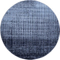 Unique Loom Del Mar Collection Area Rug - Jennifer (6' 1" Round, Blue/ Navy Blue)