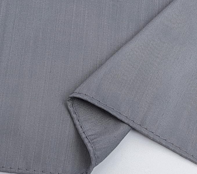 Biscaynebay Wrap Around Bed Skirts with Split Corners for King Beds 14" Drop, Dark Grey Elastic Dust Ruffles Adjustable Easy Fit Wrinkle & Fade Resistant Silky Luxurious Fabric Machine Washable